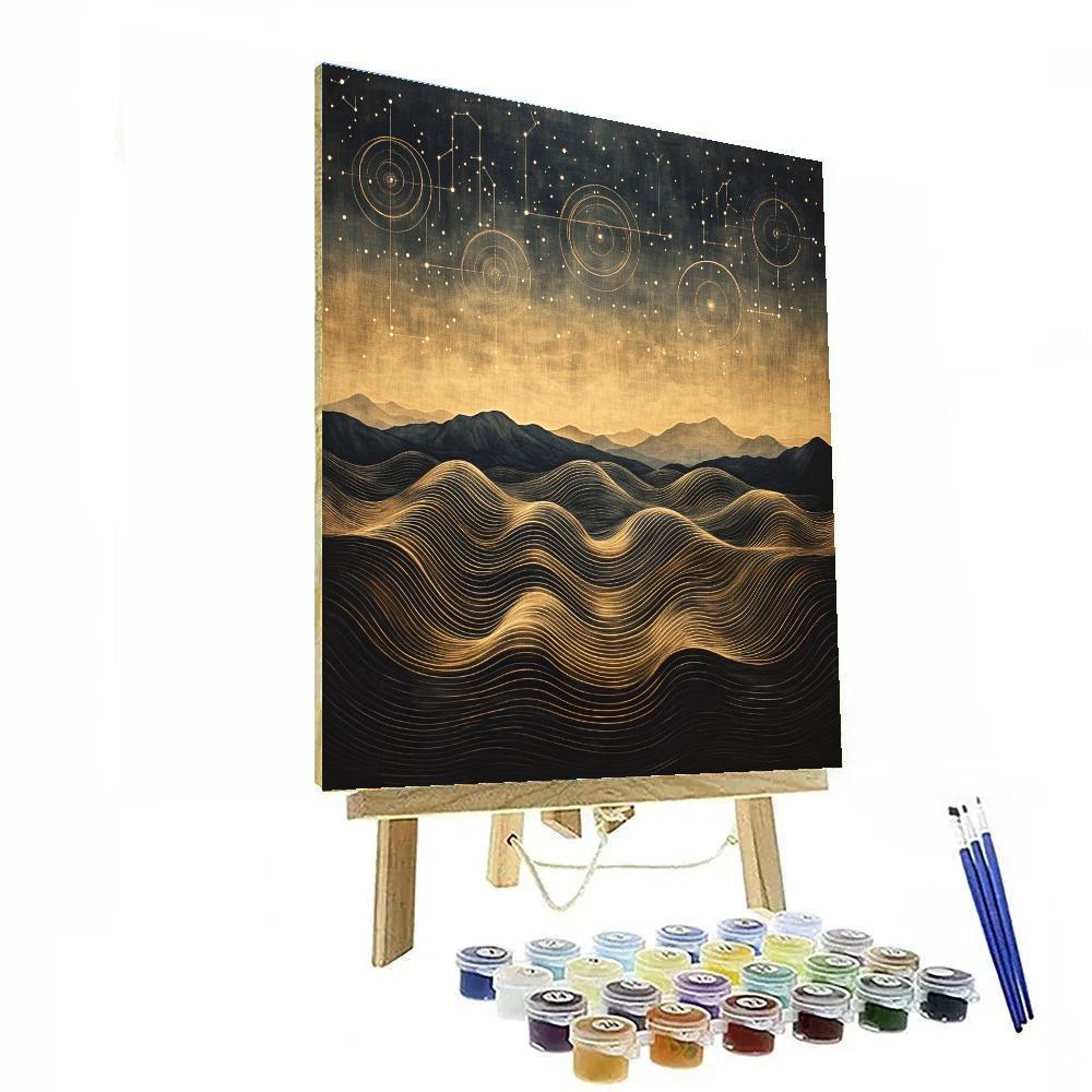 Leonardo Da Vinci Inspired Celestial Orchard Echoes Paint by numbers kits