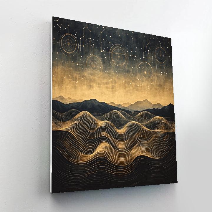 Leonardo Da Vinci Inspired Celestial Orchard Echoes Paint by numbers kits