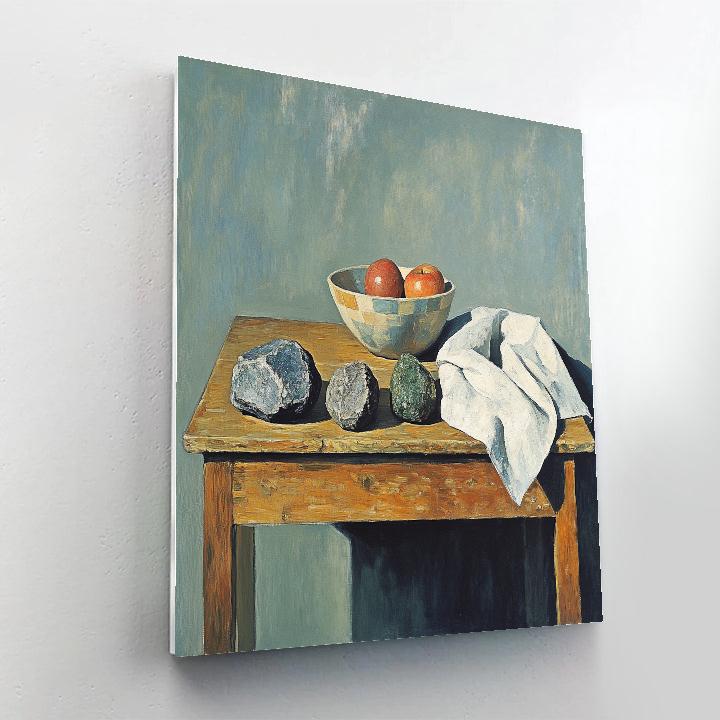 Cezanne Inspired Still Life With Meteorites Painting by numbers kit