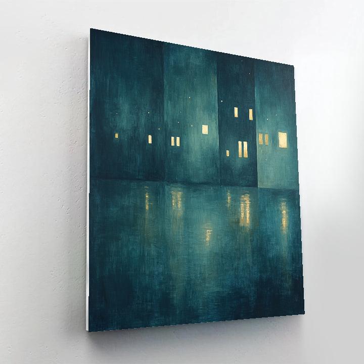 Whistler Inspired Nocturne Space Harbor Numbered painting kits