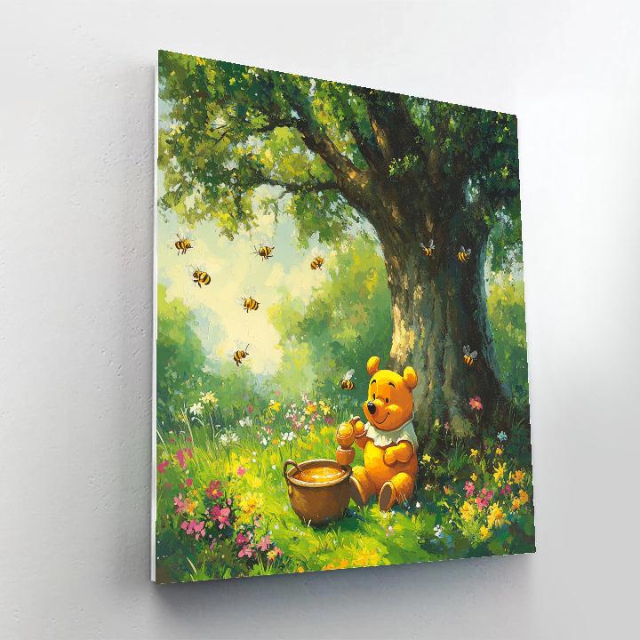 Winnie The Pooh’s Honey Tree Picnic Disney Inspired painting number kit