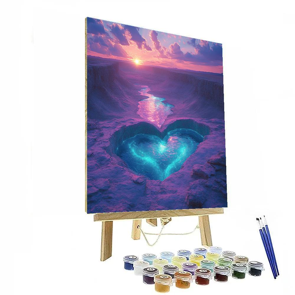 Frida Kahlo Inspired Sapphire Cenote Heartland paint by color