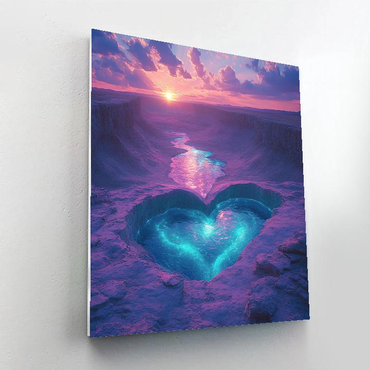 Frida Kahlo Inspired Sapphire Cenote Heartland paint by color