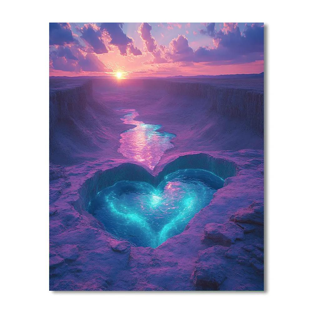 Frida Kahlo Inspired Sapphire Cenote Heartland paint by color