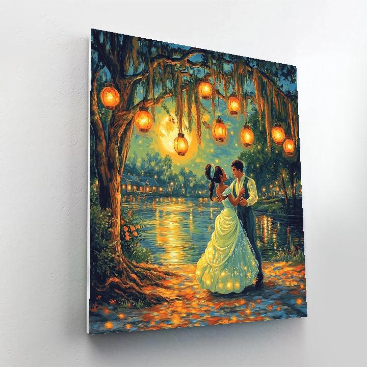Tiana And Naveen’s Festive Bayou Celebration Disney Inspired Numbered painting kits