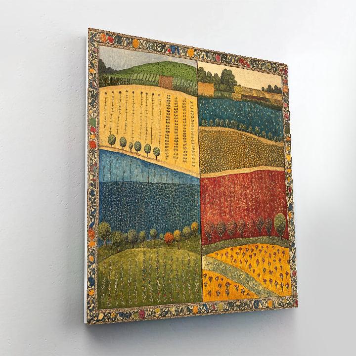 Frida Kahlo Inspired Milpa Tapestry Of Seasons DIY paint by numbers