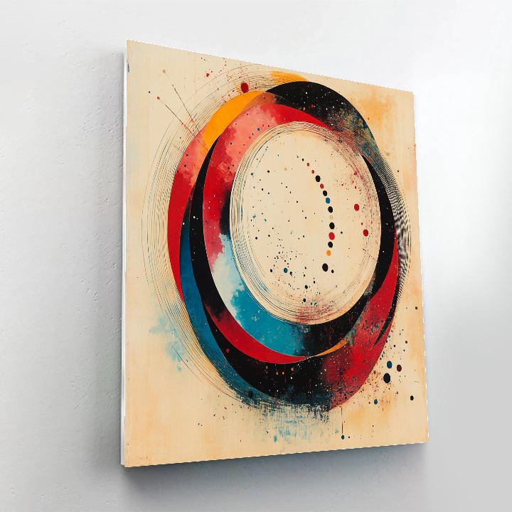 Kandinsky Inspired Storm Of Emotions painting number kit