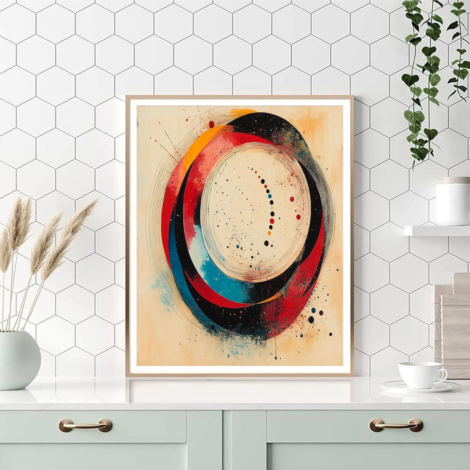Kandinsky Inspired Storm Of Emotions painting number kit