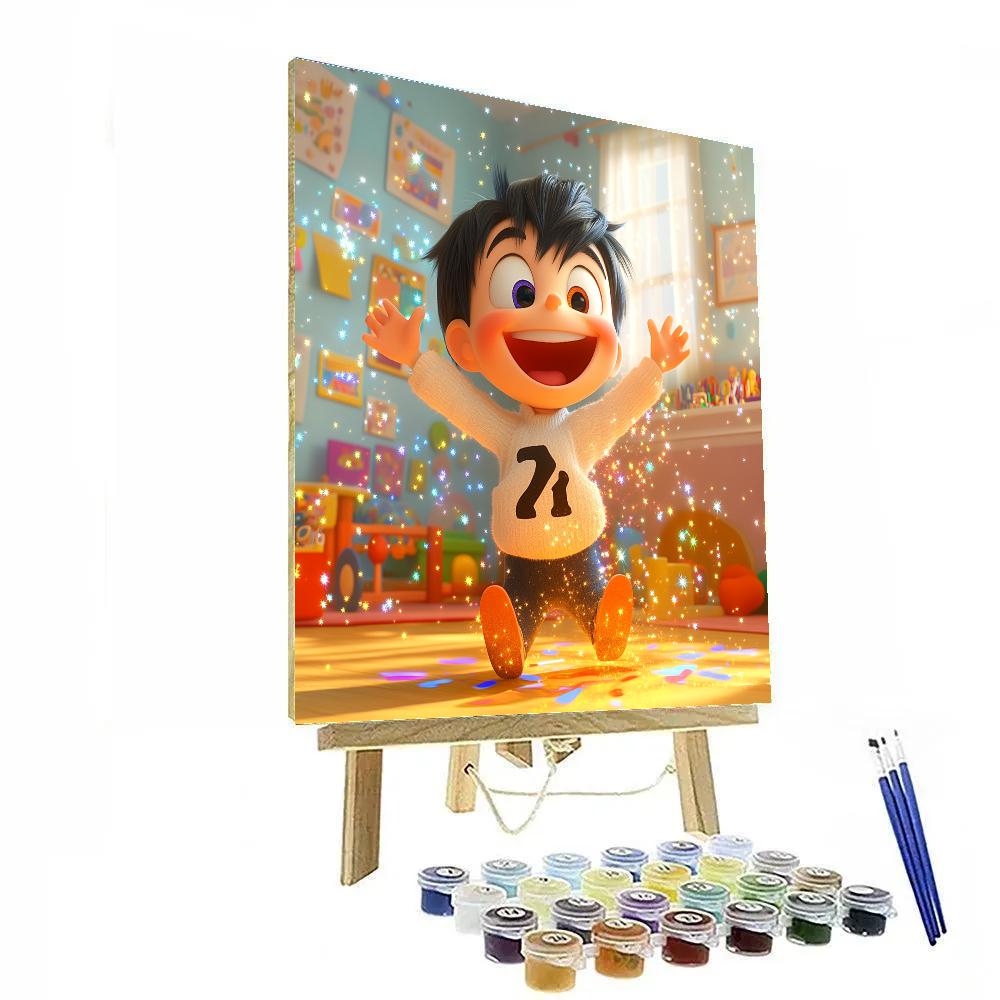 Jack-Jack’s Surprising Sparkle Disney Inspired Paint by numbers kits