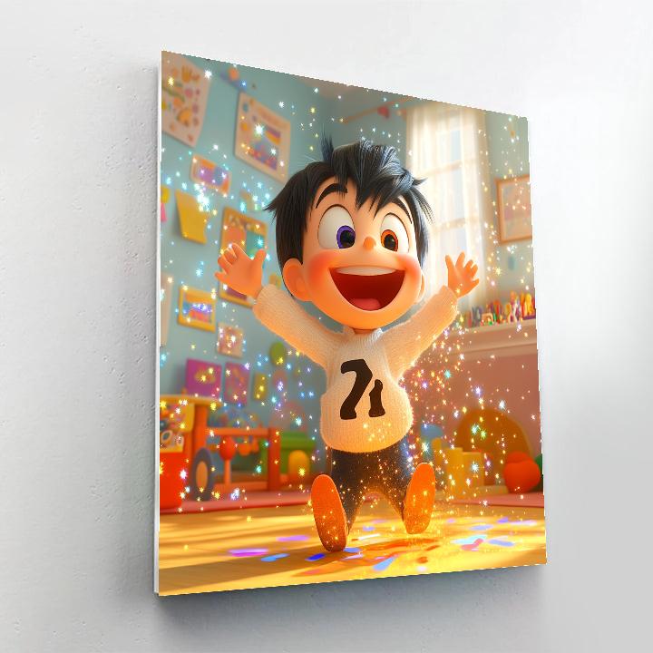 Jack-Jack’s Surprising Sparkle Disney Inspired Paint by numbers kits
