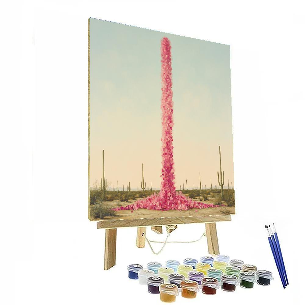 Frida Kahlo Inspired Storm Petal Desert Mirage paint by number