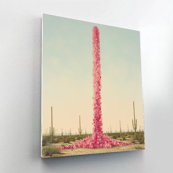 Frida Kahlo Inspired Storm Petal Desert Mirage paint by number