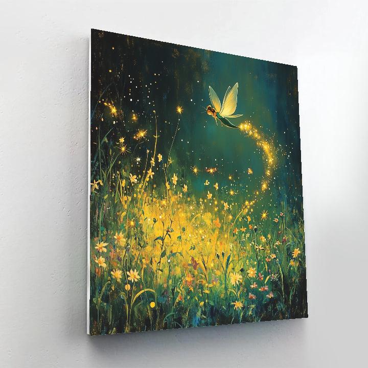 Tinker Bell’s Twilight Glow Disney Inspired paint by color