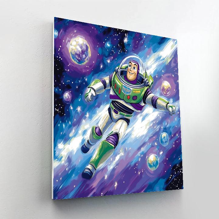 Buzz Lightyear’s Galactic Star Chase Disney Inspired Numbered painting kits