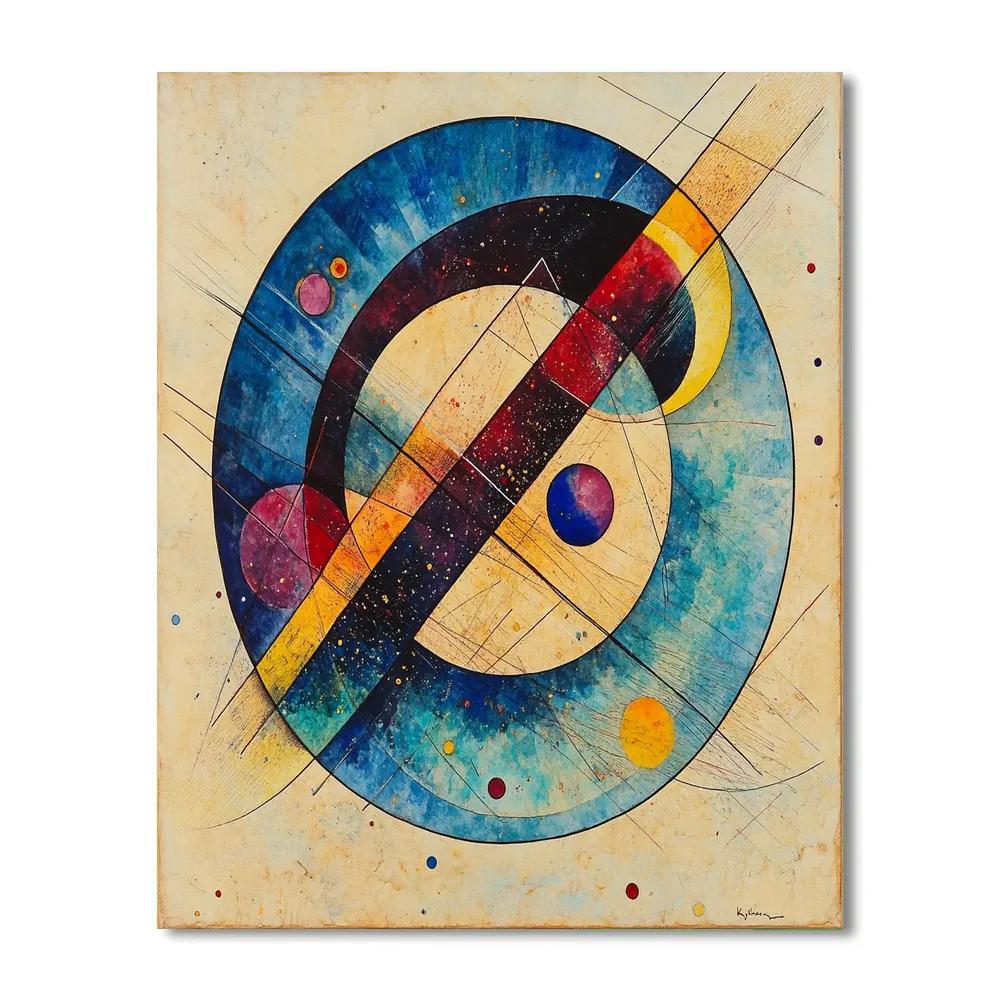 Kandinsky Inspired Planetary Soundscape paint by color