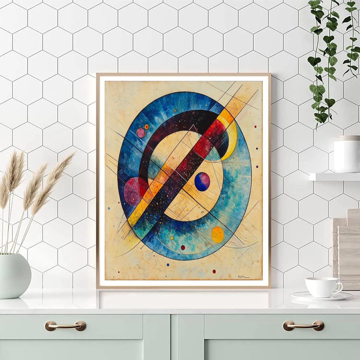 Kandinsky Inspired Planetary Soundscape paint by color