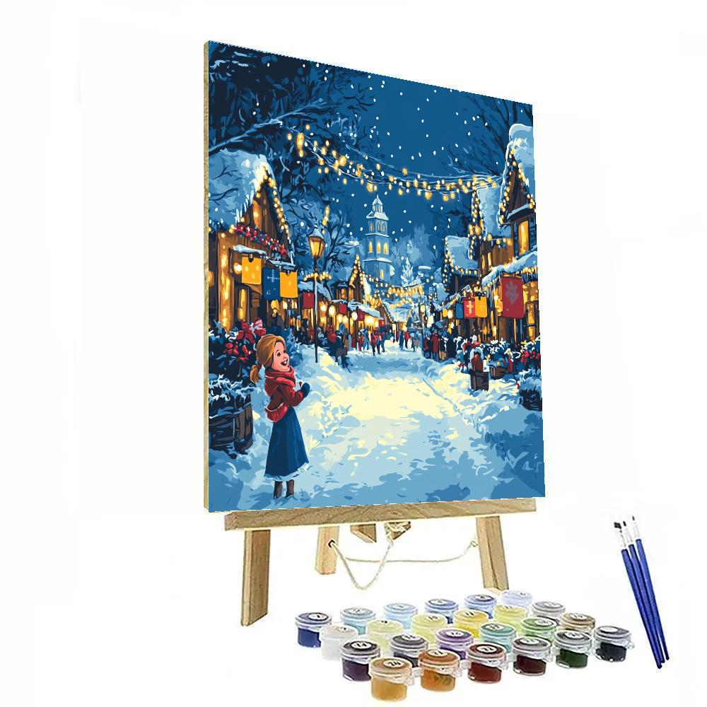 Anna’s Winter Festival Fun Disney Inspired Numbered painting kits
