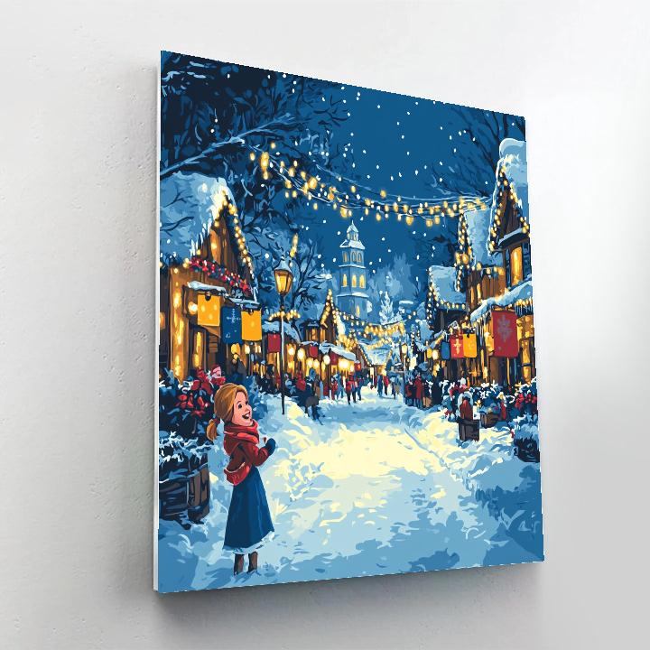 Anna’s Winter Festival Fun Disney Inspired Numbered painting kits