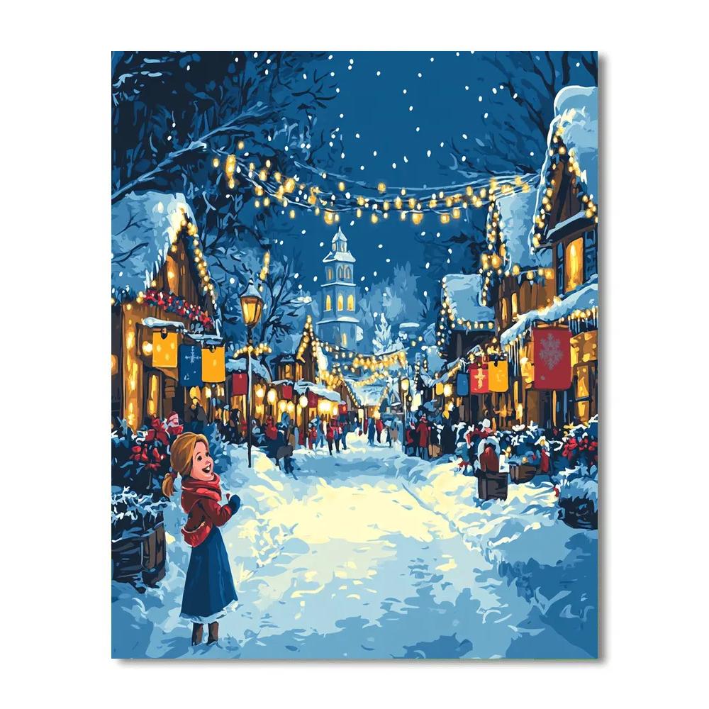 Anna’s Winter Festival Fun Disney Inspired Numbered painting kits