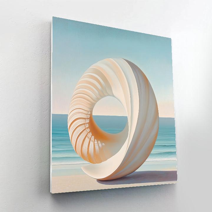 Georgia OKeeffe Inspired Shell And Sea Horizon Numbered painting kits