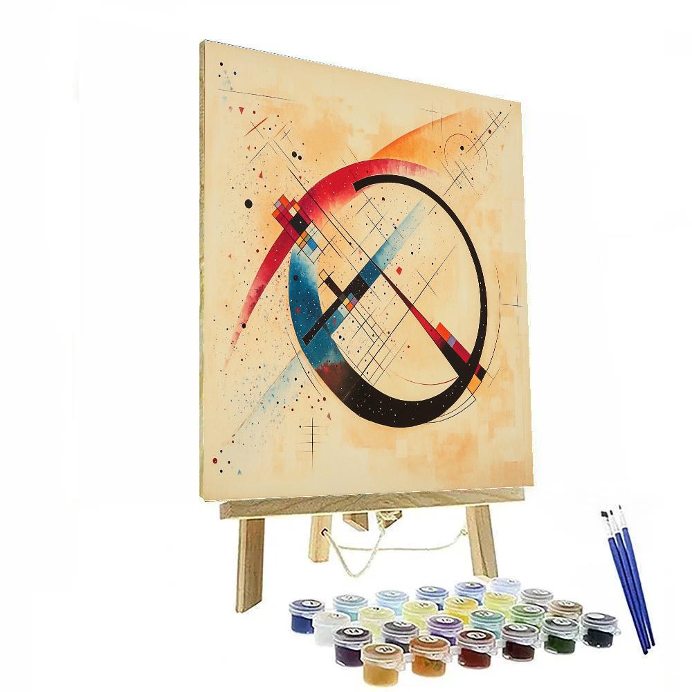 Kandinsky Inspired Gymnastic Orbits paint by color