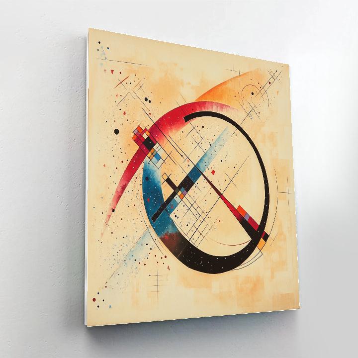 Kandinsky Inspired Gymnastic Orbits paint by color