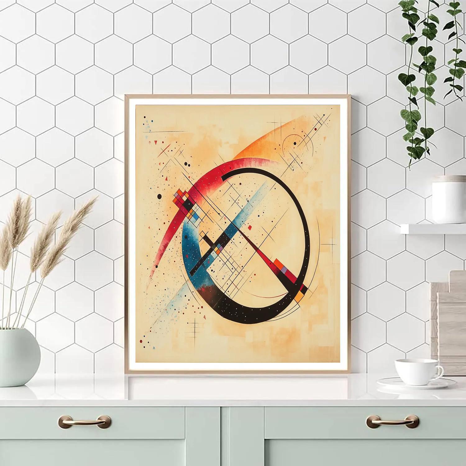 Kandinsky Inspired Gymnastic Orbits paint by color