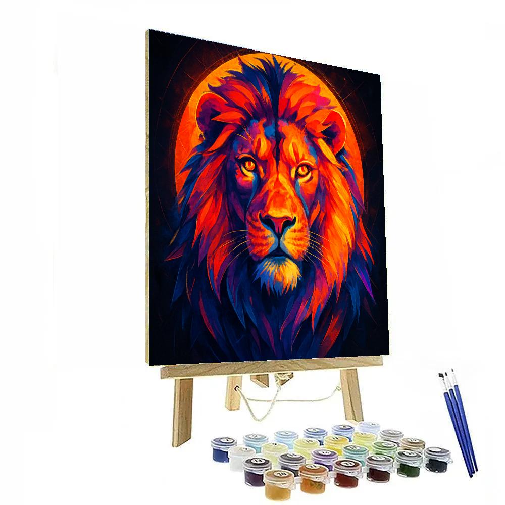 Solar Roar Monarch Painting by numbers kit