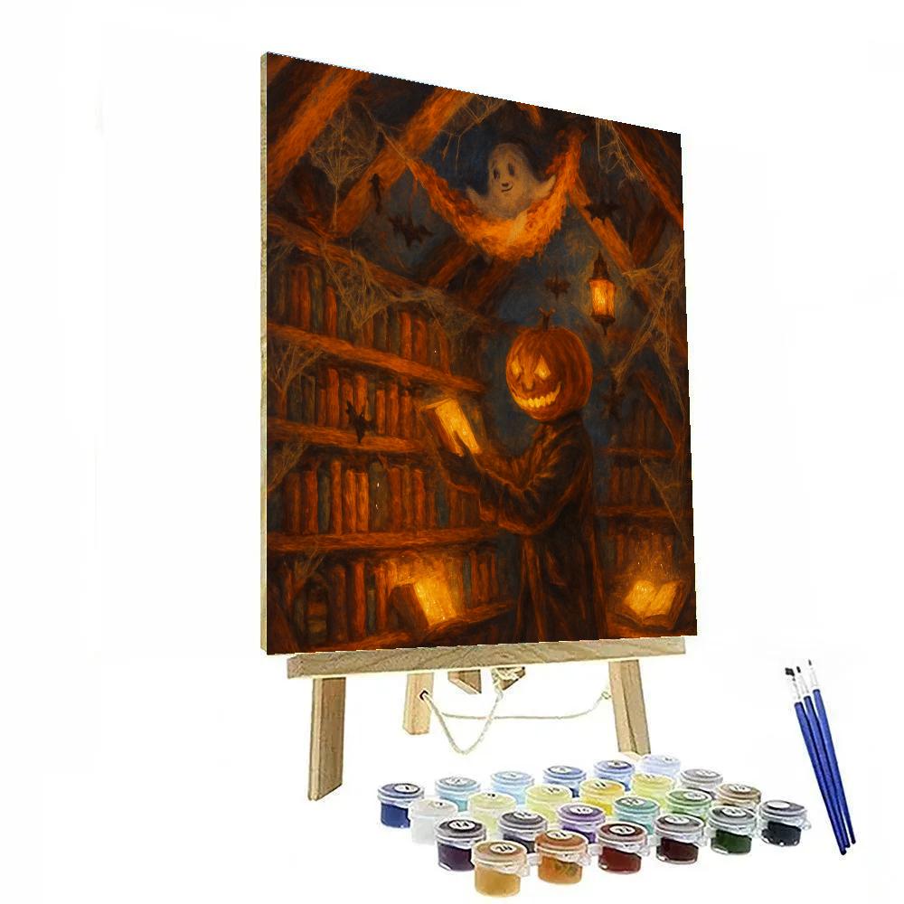 Enchanted Harvest Library Loft Paint by numbers art