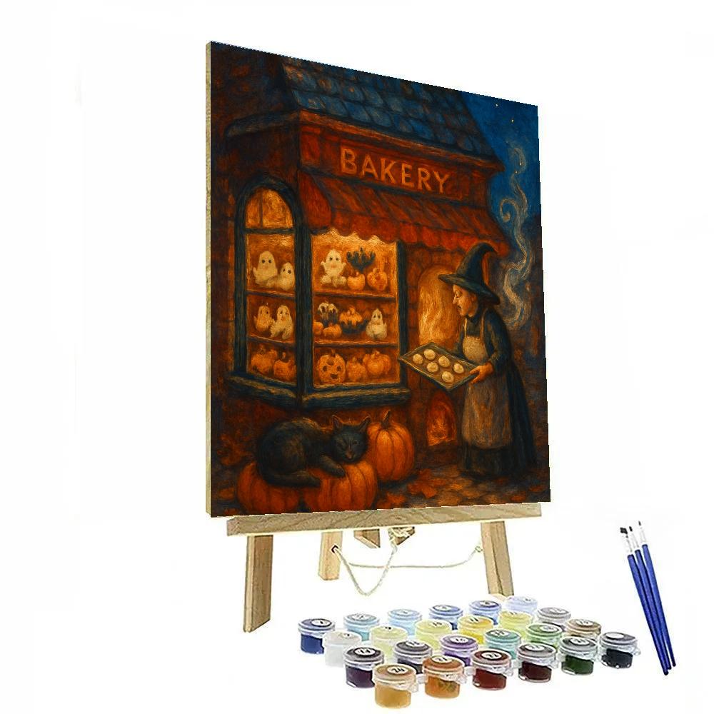 Midnight Bakery Of Spells And Sweets Paint by numbers kits