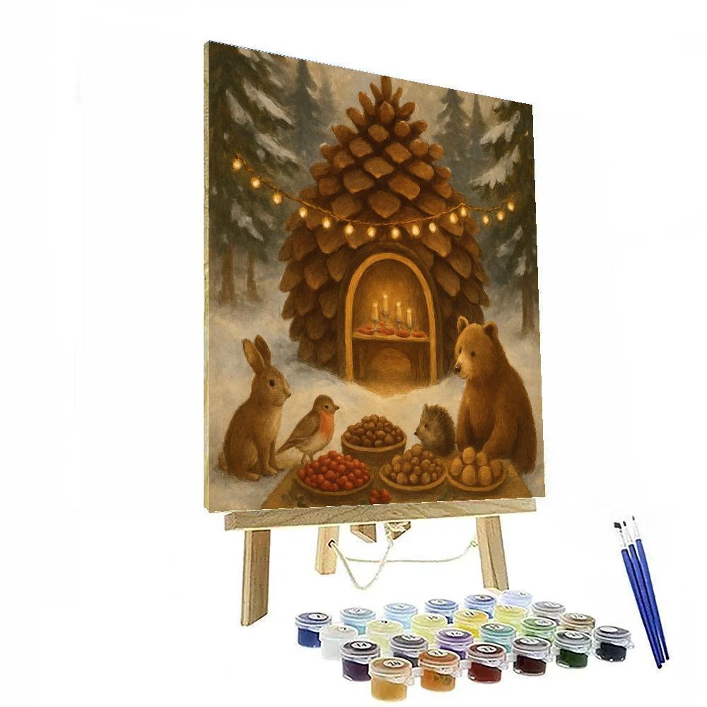 Pinecone Cottage Winter Feast paint by color