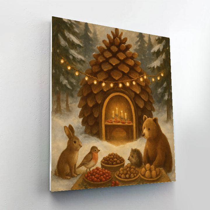 Pinecone Cottage Winter Feast paint by color