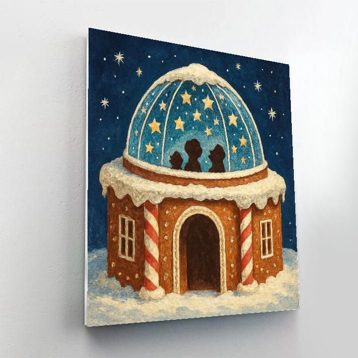 Gingerbread Constellation Planetarium Painting by numbers kit