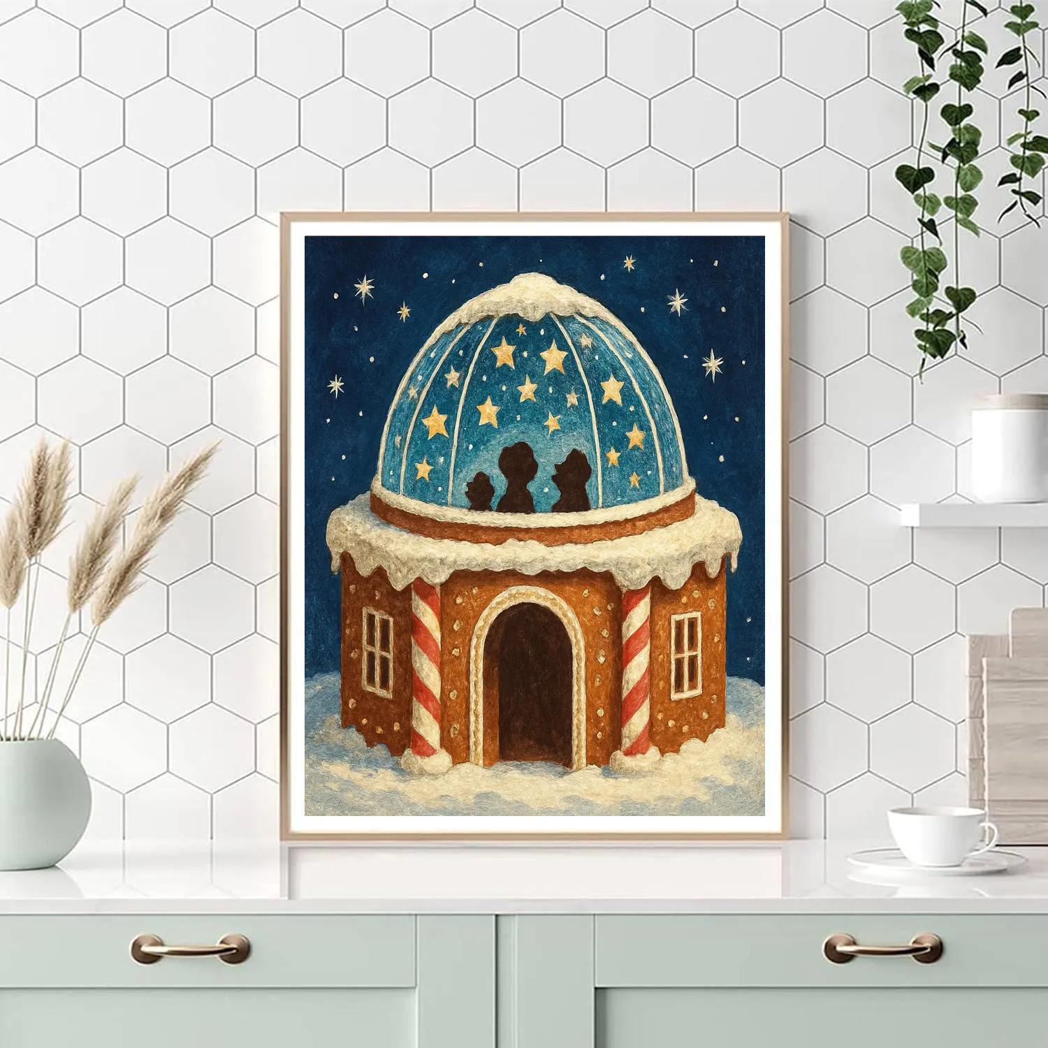 Gingerbread Constellation Planetarium Painting by numbers kit