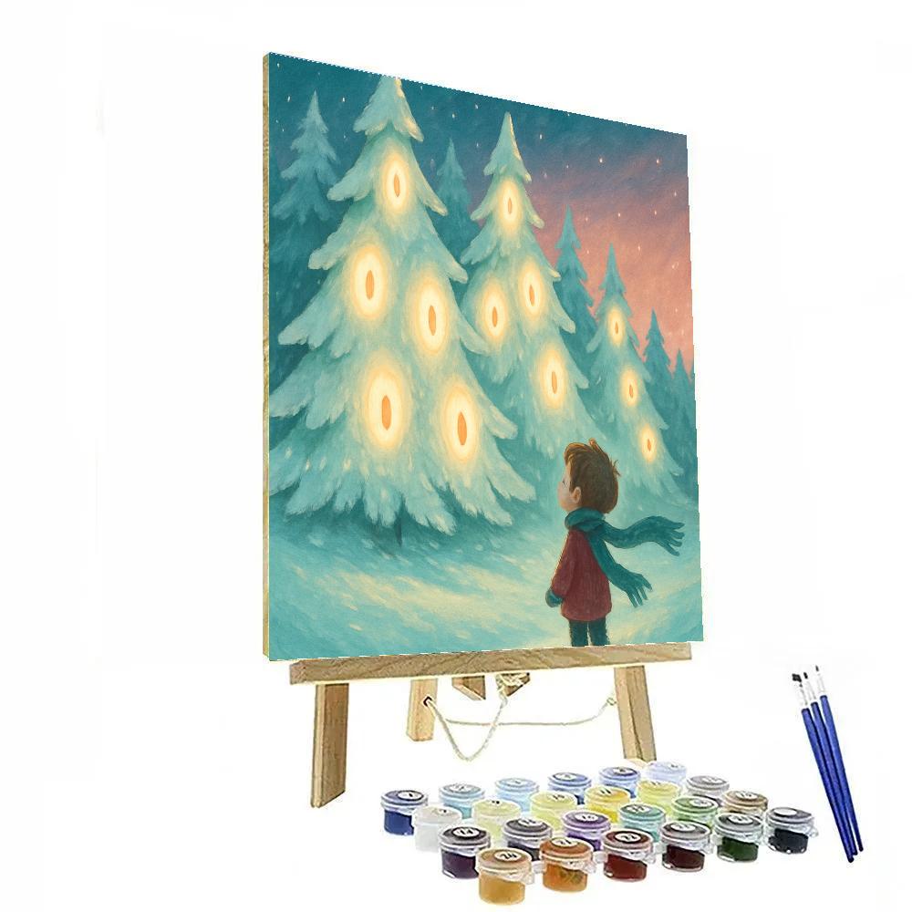 Frozen Choir Of Singing Pines painting number kit
