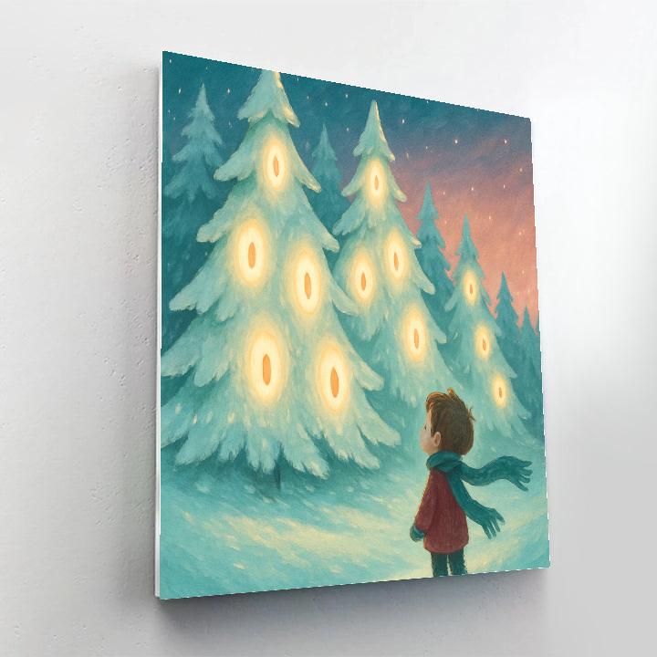 Frozen Choir Of Singing Pines painting number kit