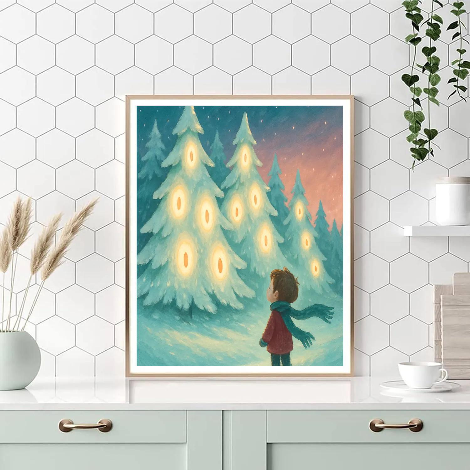 Frozen Choir Of Singing Pines painting number kit