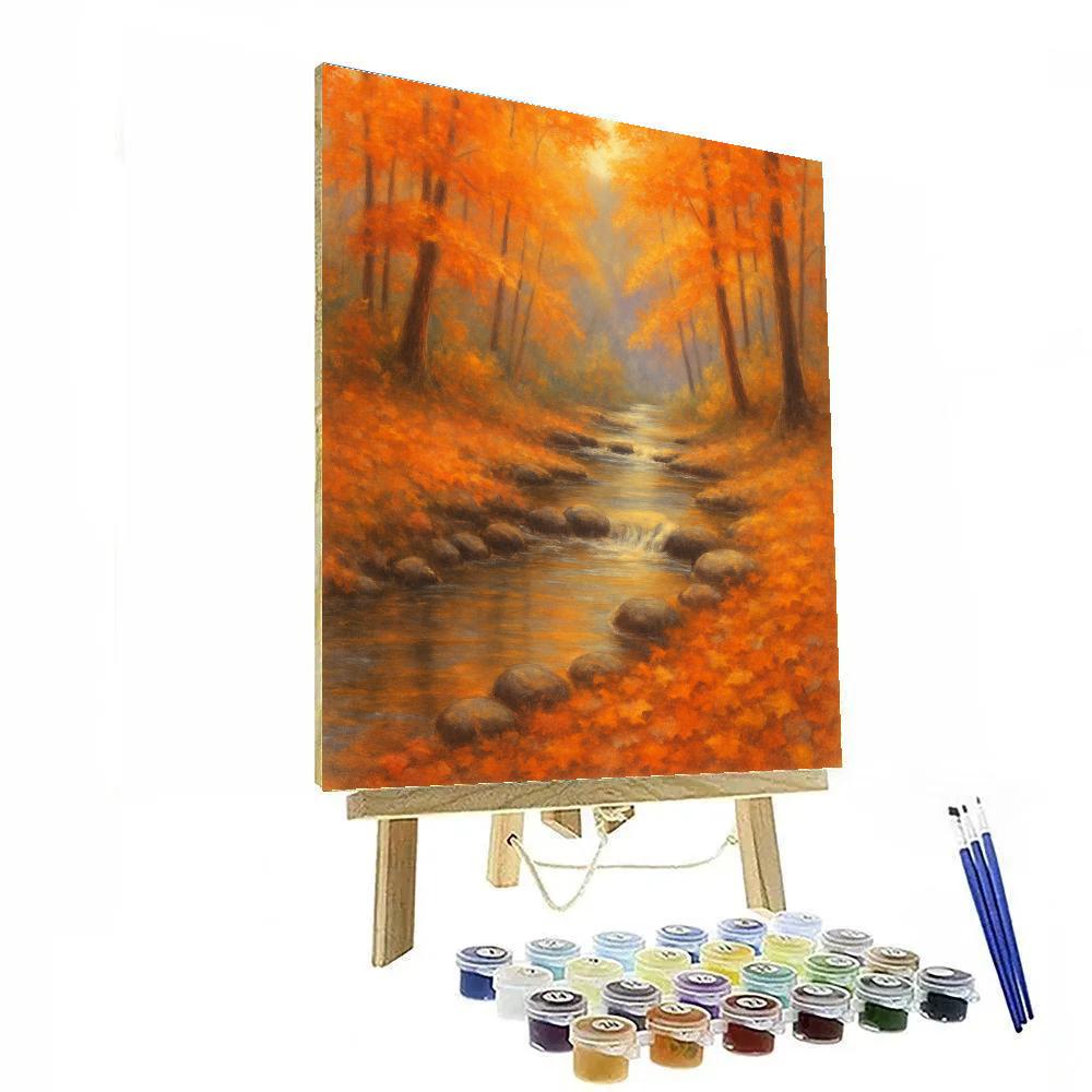 Autumn Brook Whisper painting number kit