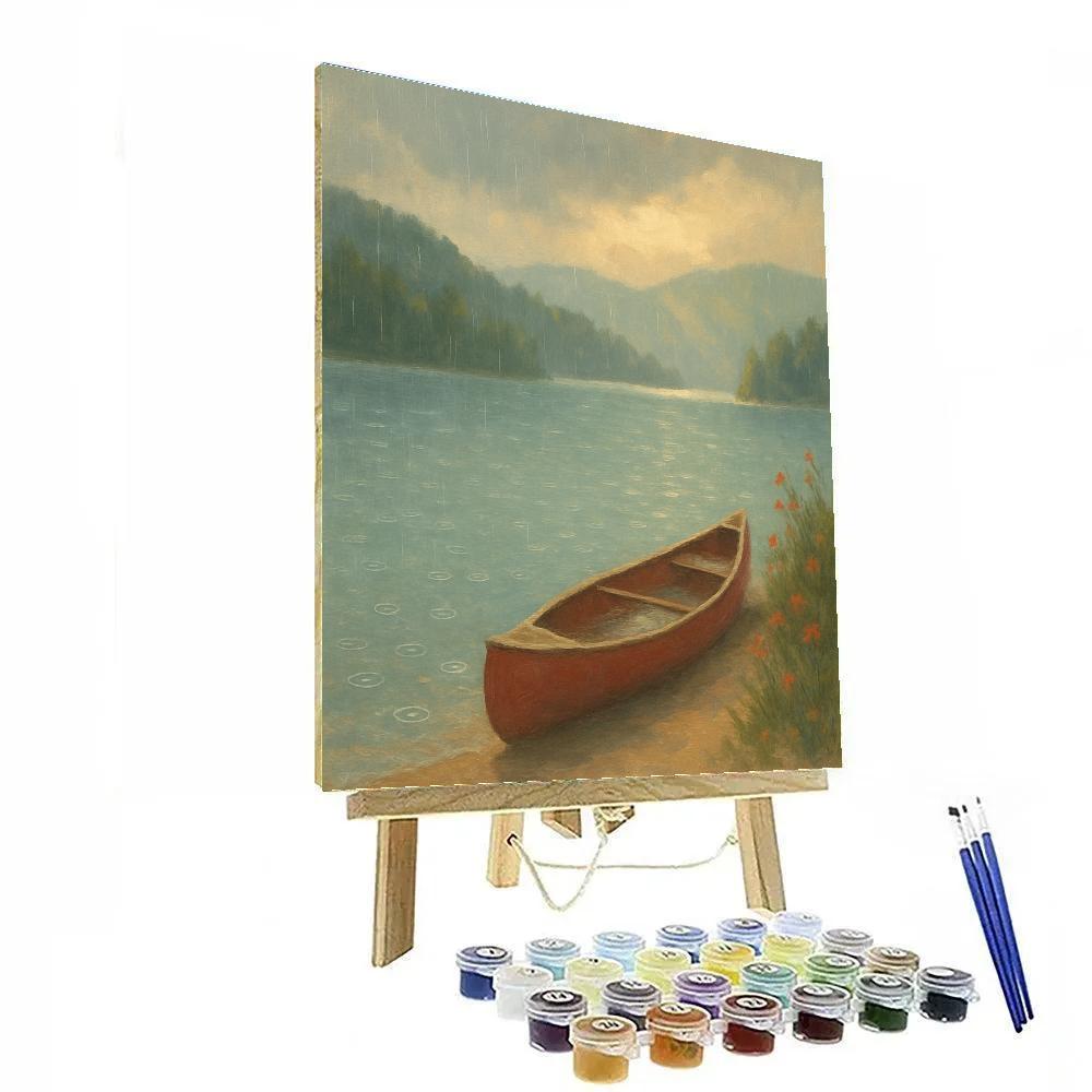 Gentle Rain Over Summer Lake Paint by numbers kits