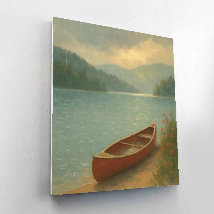 Gentle Rain Over Summer Lake Paint by numbers kits