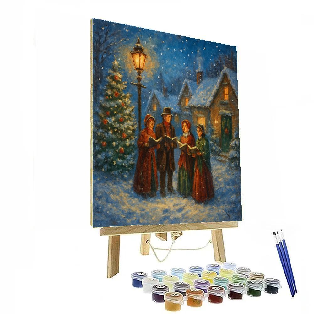Midnight Carol Lane Number painting