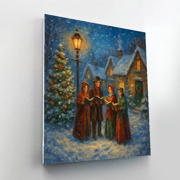 Midnight Carol Lane Number painting