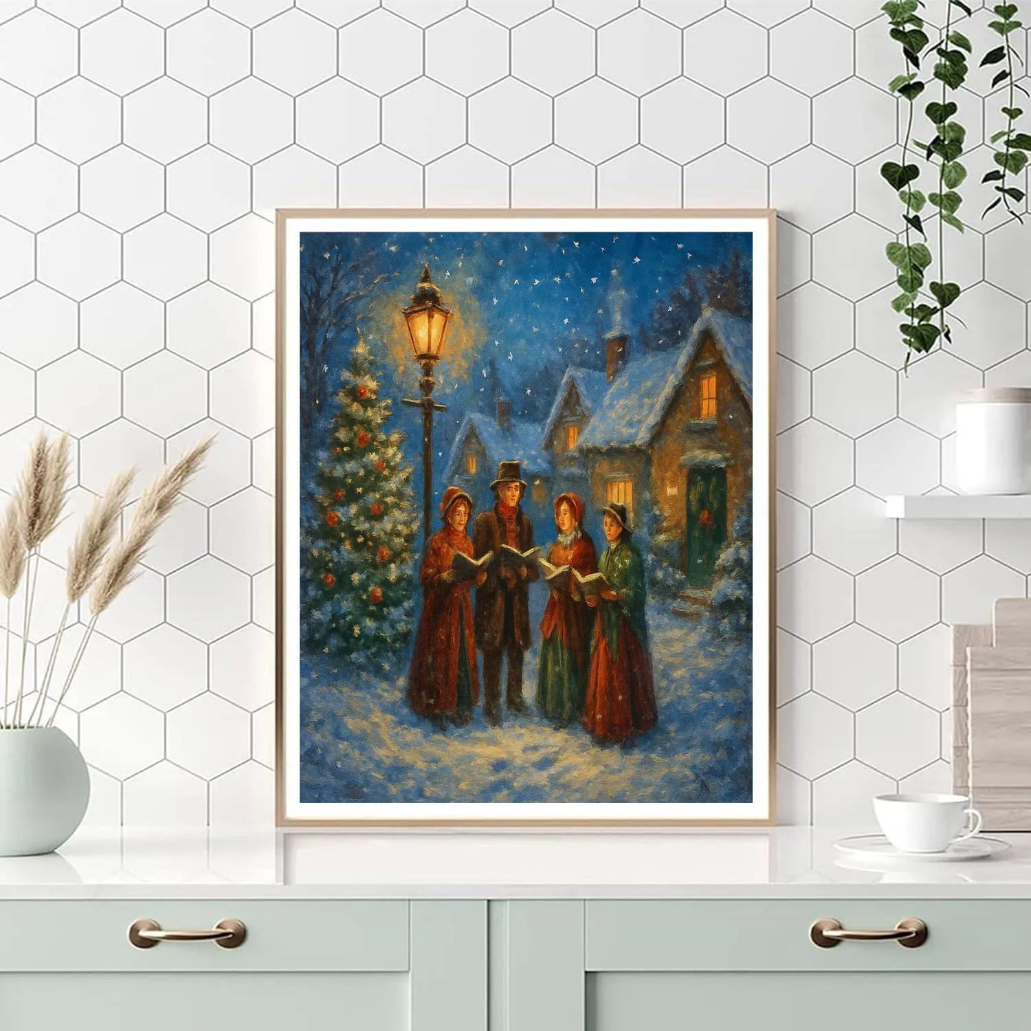 Midnight Carol Lane Number painting
