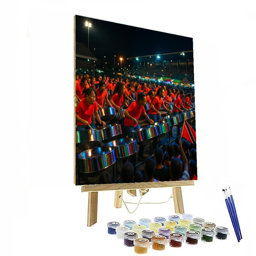 Trinidad And Tobago Panorama Steelpan Finals painting number kit