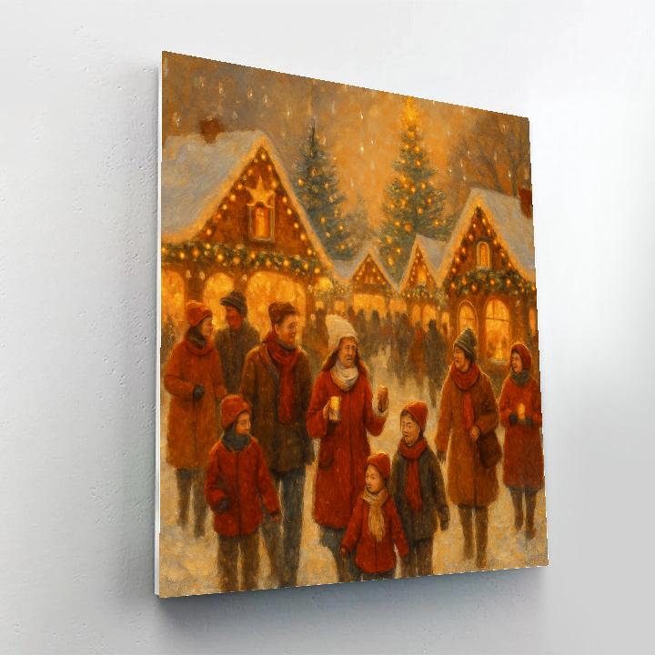 Gingerbread Lane Festival paint by color