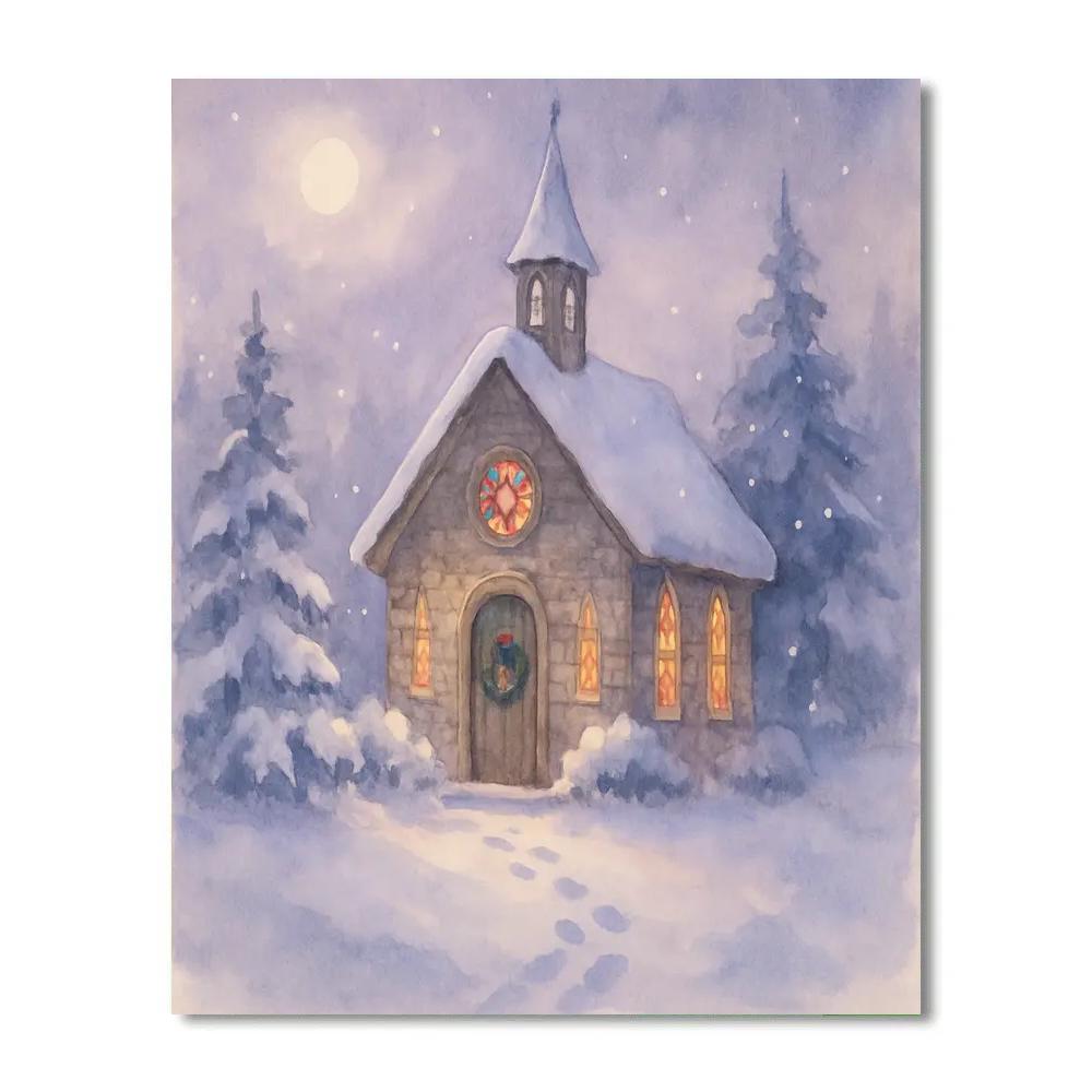 Silent Chapel Eve Paint by numbers kits