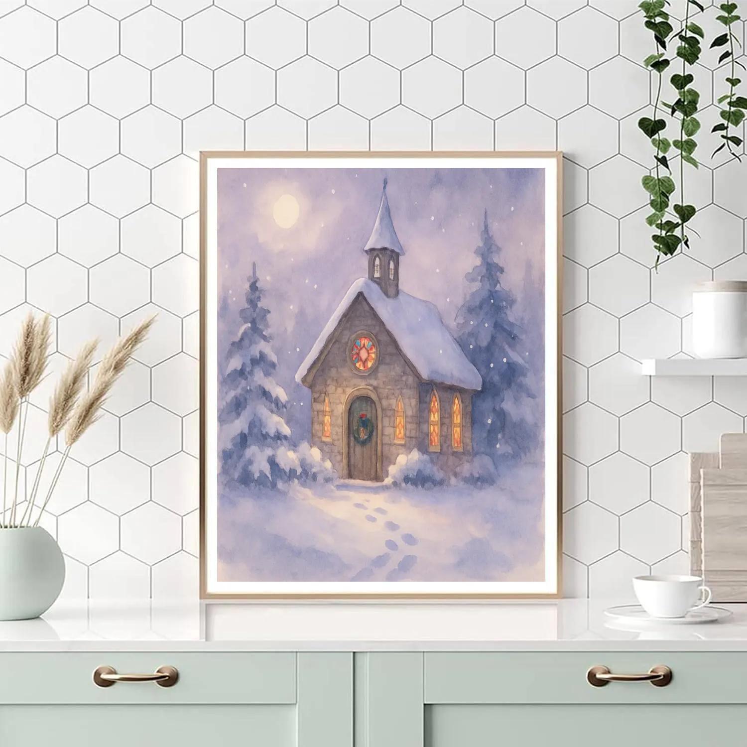 Silent Chapel Eve Paint by numbers kits