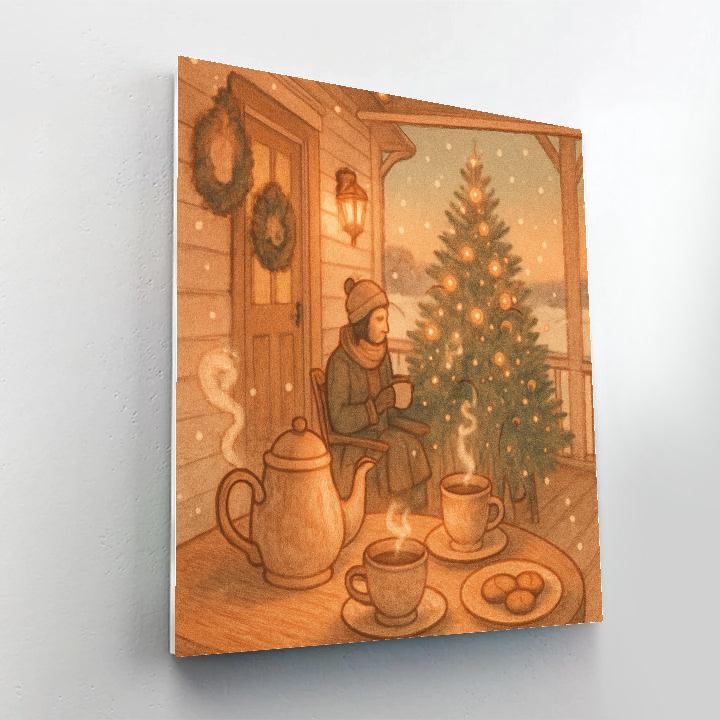 Maple Lane Snow Tea Paint by numbers kits