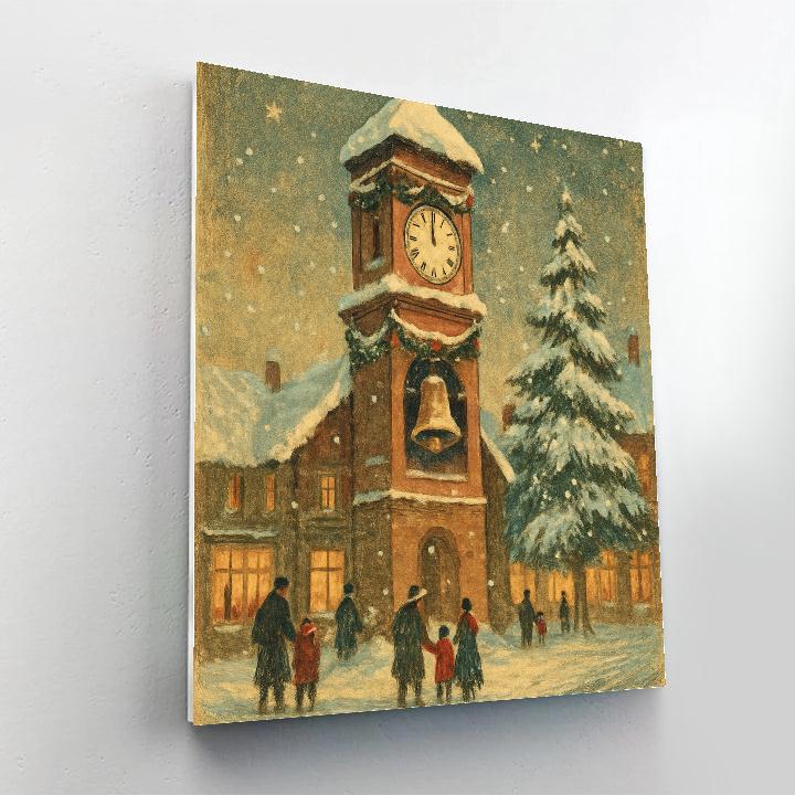 Old Clocktower Noel Paint by numbers kits