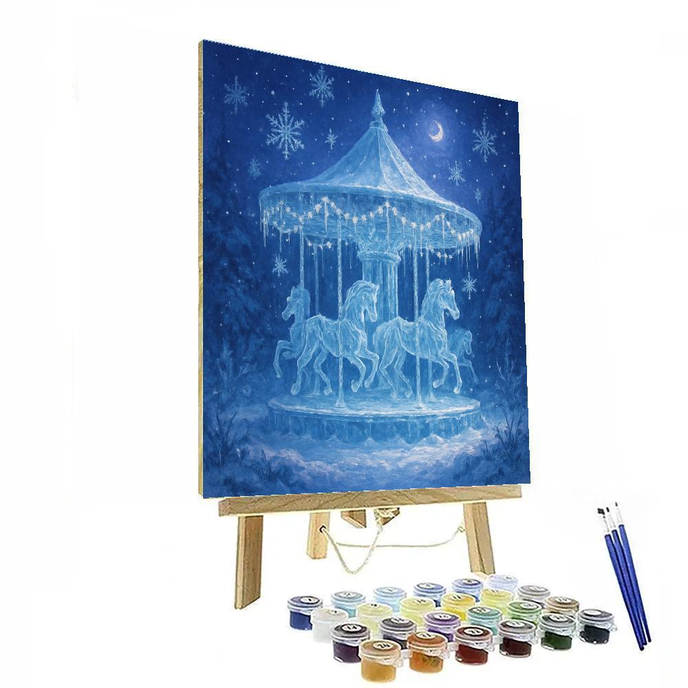 Icicle Carousel Hollow paint by color